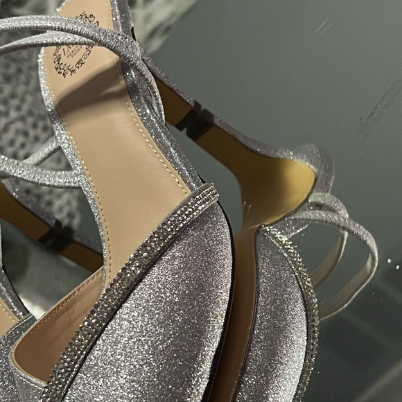 I. Miller Bernise silver with rhinestones NWT about 3” high - Picture 2 of 6